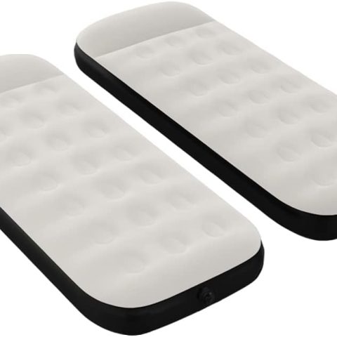 Camping Air Mattress Single Air Mattress, Air Bed for Travel Outdoor Activities Tent Office Home Hiking (Two Bed)- NO Pump
